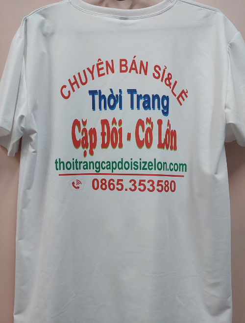 Áo thun cổ tròn in - Ảnh 4