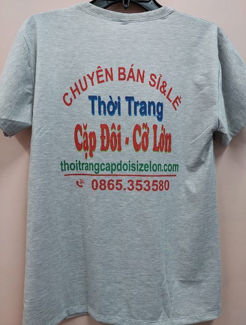 Áo thun cổ tròn in