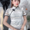 Đầm sườn xám form A - Ảnh 2